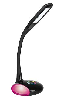 Nowoczesna lampka na biurko wielokolorowa RGB LED Activejet VENUS RGB czarna z funkcją oświetlenia nocnego - 3