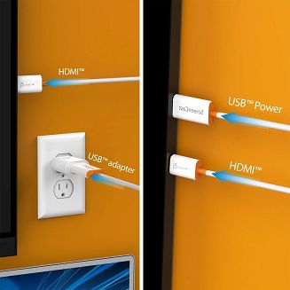 Nadajnik i odbiornik audio/video bezprzewodowy j5create ScreenCast HDMI™ Wireless Display; kolor biały JVAW56-N - 10