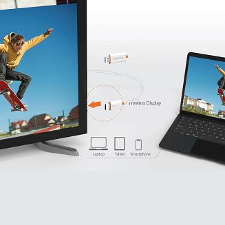 Nadajnik i odbiornik audio/video bezprzewodowy j5create ScreenCast HDMI™ Wireless Display; kolor biały JVAW56-N - 9