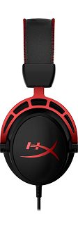 Zestaw słuchawkowy do gier HyperX Cloud Alpha czarno-czerwony, Przewodowy, 13 - 27000 Hz, Gaming, 298 g, Czerwony - 5