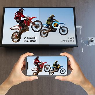 Nadajnik i odbiornik audio/video bezprzewodowy j5create ScreenCast 4K Wireless Display Adapter; kolor biały JVAW76-N - 6