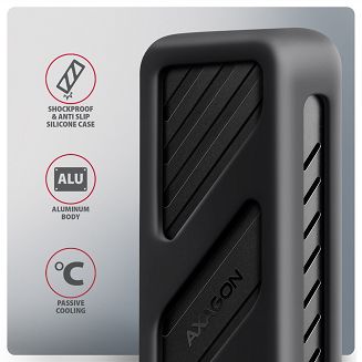 Obudowa zewnętrzna Axagon EEM2-20G do dysków M.2 NVMe / USB-C 3.2 - 10