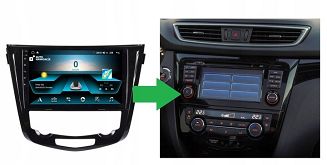 RADIO NAWIGACJA GPS NISSAN QASHQAI X-TRAIL 2014+ ANDROID klima automatyczna - 5