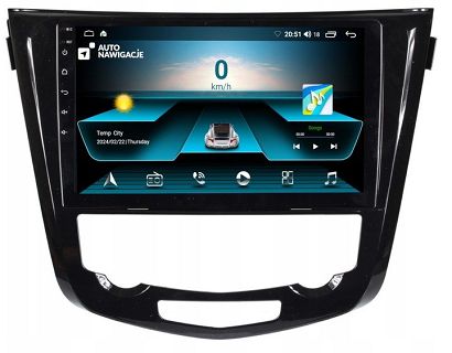 RADIO NAWIGACJA GPS NISSAN QASHQAI X-TRAIL 2014+ ANDROID klima automatyczna