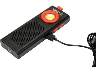 Yato YT-08557 oświetlenie robocze Czarny, Czerwony LED 5,9 W - 6