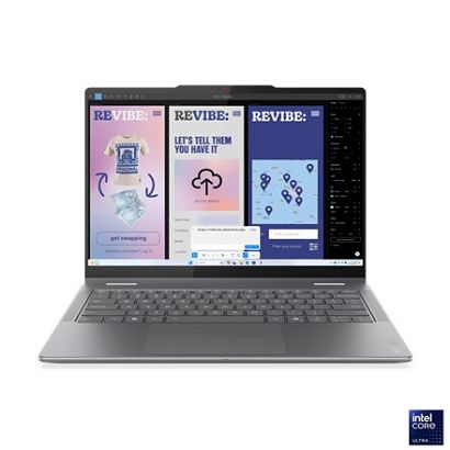 Laptop Lenovo Yoga 7 2-in-1 14ILL10 Luna Grey 14" OLED ekran dotykowy WUXGA 1920x1200 Intel Core Ultra 5 16GB LPDDR5x SSD 512GB Intel Arc Graphics Windows 11 Home