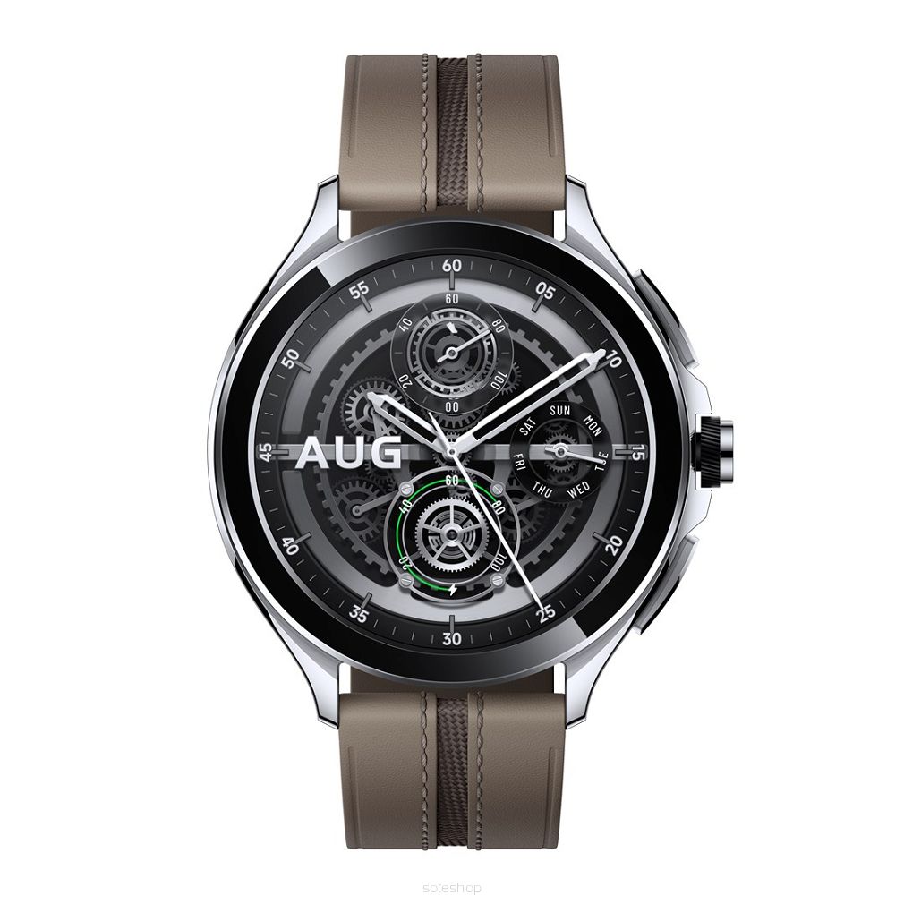 Zegarek Smartwatch Xiaomi Watch 2 Pro LTE Srebrny  | Smartband | Bluetooth 5.3, 4G LTE, Wi-Fi, GPS, NFC, 5ATM, 1.43