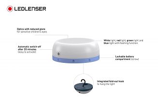 Ledlenser Kidcamp6 Latarnia kampingowa zasilana baterią - 4