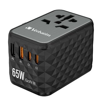 GAN III UNI.TR.CHARG UTA-05 65W/2XUSB-C QC 4+ /2 XUSB-A - 12