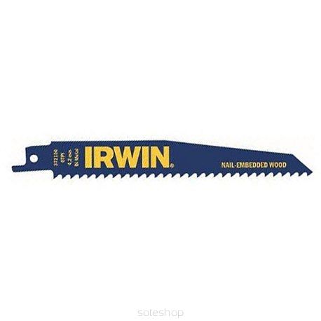 IRWIN BRZE. 225mm  6 Z/CAL  (5szt) /DREWNO Z GWOŹDZIAMI