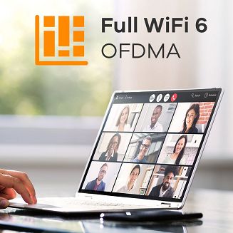 Access Point Wi-Fi 6 Zyxel NWA50AX 2.4GHz(2x2)/5GHz(2x2) PoE+ 1x1G - 6