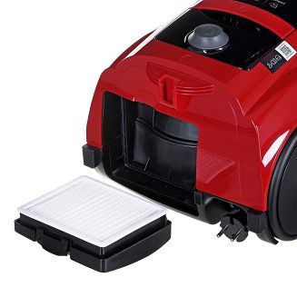 Odkurzacz bezworkowy Samsung VCC45W0S3R (czerwony) - 4