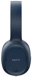 Słuchawki bezprzewodowe nauszne Havit H2590BT Pro (niebieski) - 3