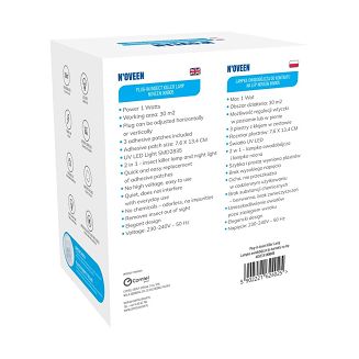 Lampka owadobójcza do kontaktu na Lep NOVEEN IKN905 - 7