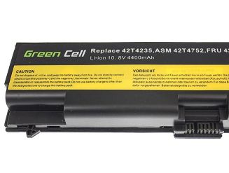 GREEN CELL BATERIA LE05 DO LENOVO 42T4795 4400 MAH 10.8V - 5