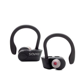Słuchawki bezprzewodowe SAVIO TWS-03 (bluetooth; bezprzewodowe, Bluetooth; z wbudowanym mikrofonem; kolor czarny - 6