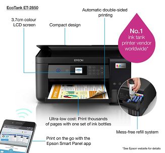 Drukarka Epson EcoTank ET-2850 3w1-Tintenstrahl A4 WiFi/WLan Duplex - 21