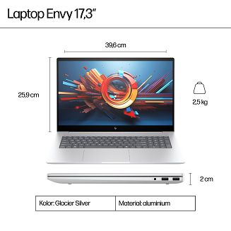 HP Envy 17T-DA000 Ultra 7-155H 17.3