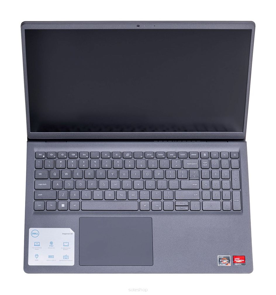 Dell L15 Ryzen 5 7520U 15.6 FHD 8GB SSD512 Win11 Carbon Black (REPACK) 2Y