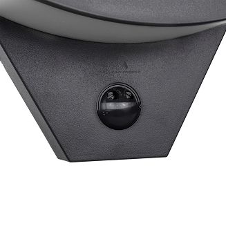 MACLEAN LAMPA LED Z CZUJNIKIEM RUCHU NA PODCZERWIEŃ 800LM 10W IP54 KOLOR CZARNY MCE290 B - 5
