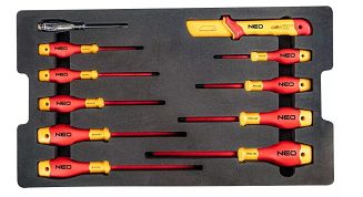Skrzynia serwisowa elektryka Neo Tools 52 sztuki w 22