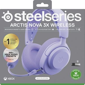 Słuchawki Steelseries Arctis Nova 3X Wireless for Xbox, Levander - 10