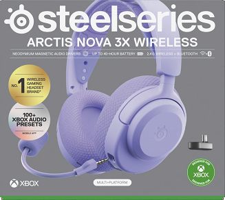 Słuchawki Steelseries Arctis Nova 3X Wireless for Xbox, Levander - 9