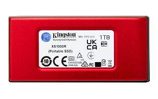 KINGSTON DYSK SSD 1000G PORTABLE XS1000R RED - 3