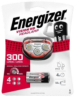 ENERGIZER LATARKA CZOŁOWA HEADLIGHT VISION HD HEADLAMP HEADLIGHT 3AAA 300 LUMENS - 3