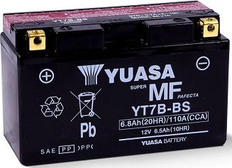Akumulator samochodowy Yuasa YT7B-BS ołowiany (VRLA) 6,5 Ah 12 V 120 A Motocykl - 3