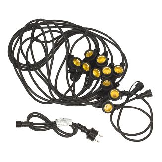 Girlanda ogrodowa Maclean MCE410 10m, Łańcuch świetlny, Do wewnątrz oraz na zewnątrz, IP44, 10xE27, Max. obciążenie 2300W - 8