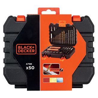 Zestaw wierteł i bitów 50szt. A7188-XJ Black+Decker - 6