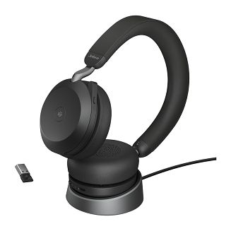 Jabra 27599-999-989 słuchawki bezprzewodowe nagłowne, Bluetooth, podstawka do ładowania, Czarne - 5