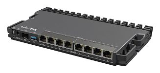 Router Mikrotik RB5009UPr+S+IN Total Ethernet  Ports:9; Architecture:ARM 64bit; CPU core:4 - 3