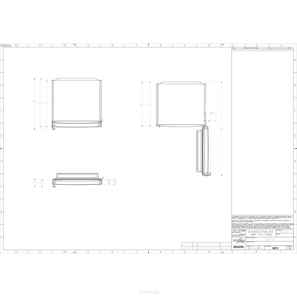 Chłodziarko-zamrażarka WHIRLPOOL WB70E 973 W