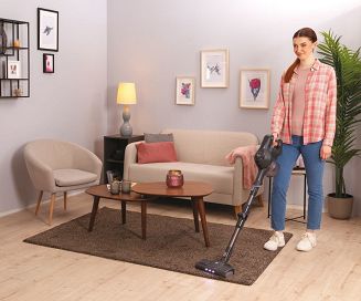 Hoover HF1 HF103X 011 Pionowy odkurzacz Bateria Suchy Tkanina Bez worka 0,9 l 170 W Tytan - 7