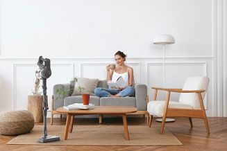 Hoover HF1 HF103X 011 Pionowy odkurzacz Bateria Suchy Tkanina Bez worka 0,9 l 170 W Tytan - 49