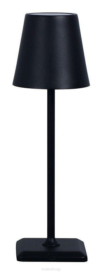 Techly I-LED LAMP-BK lampa stołowa Niewymienialne źródło światła 3 W E Czarny