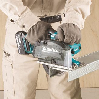Pilarka tarczowa do metalu 18V MAKITA DCS552RTJ 135mm 2x5,0Ah - 3