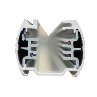 Szyna V-TAC VT-6129 szynoprzewód, szynosystem 3F 2 m + złącze zasilające i zaślepka (SKU 9955) Biały - 3