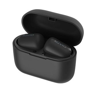 SAVIO BEZPRZEWODOWE SŁUCHAWKI BLUETOOTH 5.1 IPX5 TWS-09 - 7