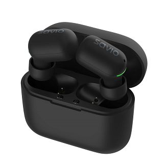 SAVIO BEZPRZEWODOWE SŁUCHAWKI BLUETOOTH 5.1 IPX5 TWS-09 - 9