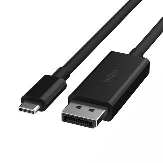 Kabel Belkin Connect USB-C to DisplayPort 1.4 Cable 2m Black - 5