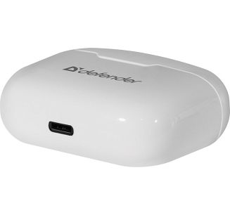 DEFENDER SŁUCHAWKI BLUETOOTH TWINS 903 DOUSZNE BIAŁE 63903 - 4