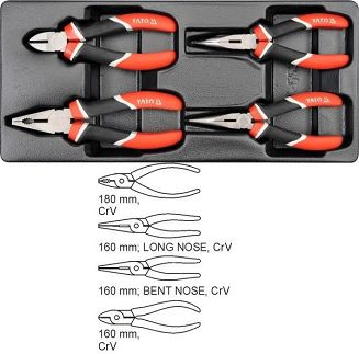 Yato YT-5534 szczypce Zestaw szczypiec - 4