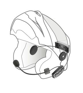 Interkom motocyklowy INTERPHONE U-COM 4, komplet na 1 kask - 7