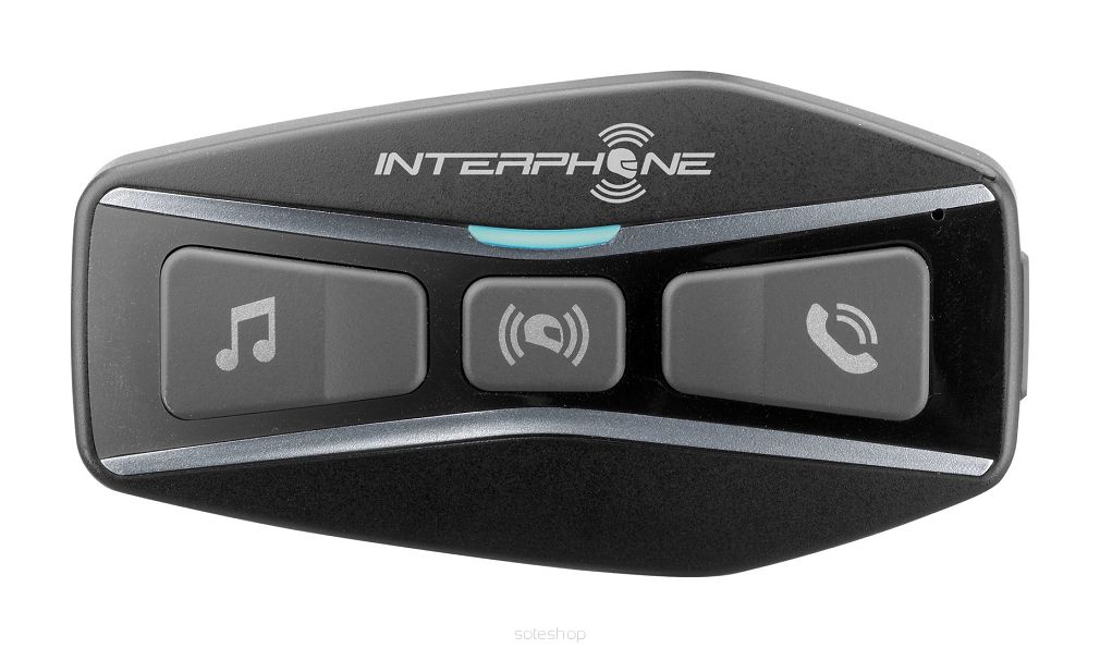 Interkom motocyklowy INTERPHONE U-COM 4, komplet na 1 kask