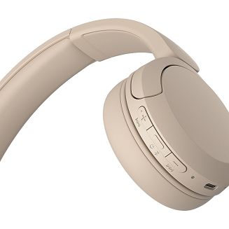 Sony WH-CH520 Zestaw słuchawkowy Bezprzewodowy Opaska na głowę Połączenia/muzyka USB Type-C Bluetooth Podstawka do ładowania Kremowy - 6