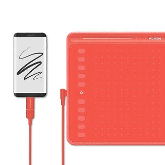 Tablet graficzny Huion HS611 Red - 3
