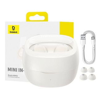 Słuchawki bezprzewodowe Baseus Bowie WM02 (biały) - 3
